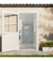 vidaXL Door Curtain Transparent 200 mmx1.6 mm 50 m PVC