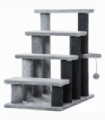 PawHut Pet Stairs with 3-step Stair, Scratching Posts, Platforms, Toy Ball
