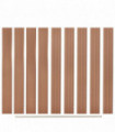 Replacement Fence Boards 9 pcs WPC 170 cm Brown