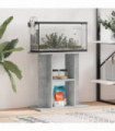 vidaXL Aquarium Stand Concrete Grey 60x30x60 cm Engineered Wood