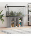 vidaXL Aquarium Stand Concrete Grey 120x40x60 cm Engineered Wood