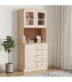 vidaXL Highboard ALTA 77x35x165 cm Solid Wood Pine