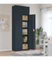 vidaXL File Cabinet Anthracite 90x40x240 cm Steel