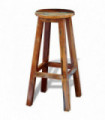 vidaXL Bar Stool Solid Reclaimed Wood