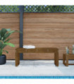 vidaXL Garden Bench Honey Brown 110x38x45 cm Solid Wood Pine