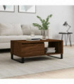 vidaXL Coffee Table Brown Oak 90x50x36.5 cm Engineered Wood