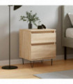 vidaXL Bedside Cabinet Sonoma Oak 40x35x50 cm Engineered Wood