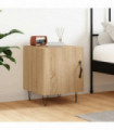 vidaXL Bedside Cabinet Sonoma Oak 40x40x50 cm Engineered Wood