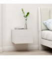 vidaXL Bedside Cabinet White 40x30x30 cm Engineered Wood