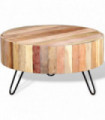 vidaXL Coffee Table Solid Reclaimed Wood