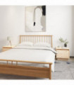 vidaXL Bedside Cabinets 2 pcs 35x34x32 cm Solid Wood Pine