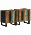 vidaXL Bedside Cabinets 2 pcs 40x34x46 cm Solid Wood Reclaimed