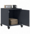 vidaXL Bedside Cabinets 2 pcs Anthracite 36x39x43.5 cm Steel