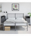 vidaXL Bedside Cabinets 2 pcs Anthracite 36x39x78 cm Steel