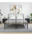vidaXL Bedside Cabinets 2 pcs Black 40x35x47.5 cm Engineered Wood