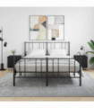 vidaXL Bedside Cabinets 2 pcs Black 40x35x47.5 cm Engineered Wood