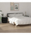 vidaXL Bedside Cabinets 2 pcs Black 40x35x50 cm Solid Wood Pine