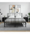 vidaXL Bedside Cabinets 2 pcs Black 40x40x50 cm Engineered Wood