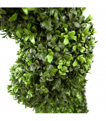 120cm Pair of Spiral Buxus Artificial Tree UV Resistant Outdoor