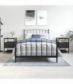 vidaXL Bedside Cabinets 2 pcs Black 40x42x56 cm Engineered Wood