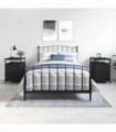 vidaXL Bedside Cabinets 2 pcs Black 40x42x60 cm Engineered Wood