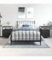 vidaXL Bedside Cabinets 2 pcs Black 44x45x60 cm Engineered Wood