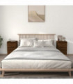 vidaXL Bedside Cabinets 2 pcs Brown Oak 40x35x70 cm