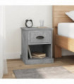 vidaXL Bedside Cabinets 2 pcs Concrete Grey 39x39x47.5 cm Engineered Wood