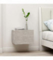 vidaXL Bedside Cabinets 2 pcs Concrete Grey 40x30x30 cm Engineered Wood