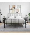 vidaXL Bedside Cabinets 2 pcs Concrete Grey 40x30x50 cm Engineered Wood