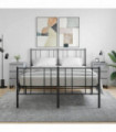 vidaXL Bedside Cabinets 2 pcs Concrete Grey 40x35x69 cm Engineered Wood