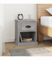 vidaXL Bedside Cabinets 2 pcs Grey Sonoma 39x39x47.5 cm Engineered Wood