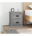 vidaXL Bedside Cabinets 2 pcs Grey Sonoma 39x39x47.5 cm Engineered Wood