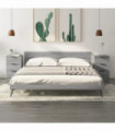 vidaXL Bedside Cabinets 2 pcs Grey Sonoma 40x36x65 cm