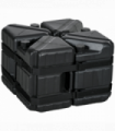 Outsunny Gazebo Weights Set of 4, HDPE Water or Sand Filled with Secure Straps