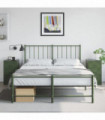 vidaXL Bedside Cabinets 2 pcs Olive Green 34.5x39x62 cm Steel