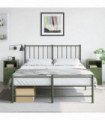 vidaXL Bedside Cabinets 2 pcs Olive Green 34.5x39x62 cm Steel