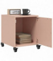 vidaXL Bedside Cabinets 2 pcs Pink 36x39x43.5 cm Steel