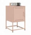 vidaXL Bedside Cabinets 2 pcs Pink 36x39x60.5 cm Steel