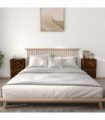vidaXL Bedside Cabinets 2 pcs Smoked Oak 40x35x70 cm