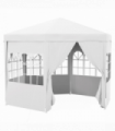 Outsunny 3.9m Outdoor Gazebo Canopy Party Tent with 6 Removable Side Walls