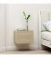 vidaXL Bedside Cabinets 2 pcs Sonoma Oak 40x30x30 cm Engineered Wood