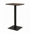 vidaXL Bistro Table Dark Ash 60x60x107 cm