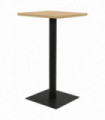 vidaXL Bistro Table Oak Colour 70x70x107 cm