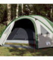 vidaXL Camping Tent Dome 4-Person Green Waterproof