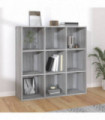 vidaXL Book Cabinet Grey Sonoma 98x29x97.5 cm