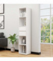 vidaXL Book Cabinet White 36x30x171 cm Engineered Wood
