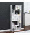 vidaXL Book Cabinet White 67x24x161 cm Engineered Wood