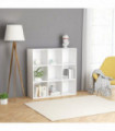 vidaXL Book Cabinet White 98x29x97.5 cm Engineered Wood