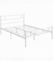 HOMCOM Double Metal Bed Frame w/ Headboard & Footboard, Underbed Storage Space